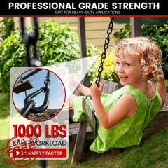 sprookber 67″ Black Swing Chain 2 Pack 304 Steel