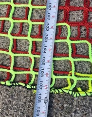 AONEKY Playground Net 9′ x 9′ Multicolor Kids Climbing Cargo Net Double Layer