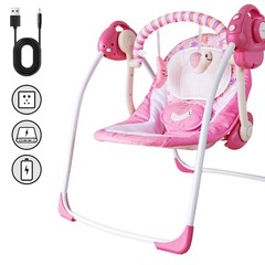 Baby Swings for Infants, Powered by Power Cord (Included) and Batteries for I…