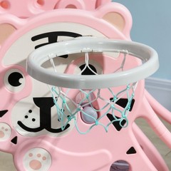 3 in 1 Toddler Slide for Indoor Basketball Hoop Climber Anti-slip Lightweight