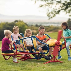 Lifetime Airplane Teeter Totter Ace Flyer 151110 Primary Color Double Play