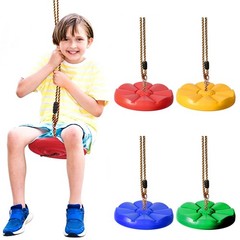 Kids Disc Swing Hanging Seat Outdoor Garden Playground Tree Rope Swing Chair