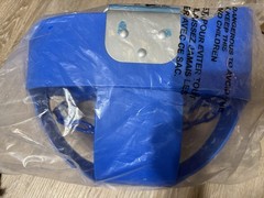 Blue Plastic Toddler Bucket Swing Seat with Chains for Ages 1-4 Years