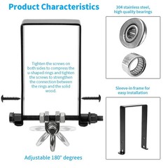 Heavy Duty Swing Hangers, Wooden 180° Swing Set Accessories Hammock Capacity …
