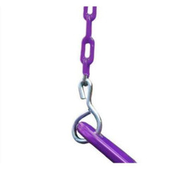 Extreme-Duty Plum Belt Swing with Purple Chains