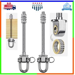 Heavy Duty Stainless Steel Swing Hangers 1500lb Capacity 2 Pack Porch Playground