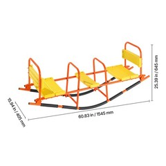 Kids Toddlers Seesaw Rocker Playground Backyard Outdoor Activity Play Toy Age 3+