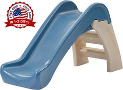 Tobogán plegable para niños de 1,5 a 4 años, ideal para interiores y exteriores.