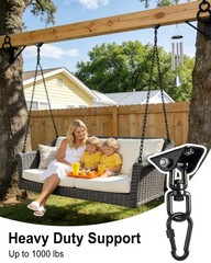 Porch Swing Hanging Kit Heavy Duty 1000lbs Stainless Steel, Easy to Install S…