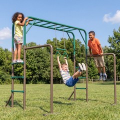 Monkey Bars w/ Climbing Frame Gymnastics Bars 400lbs Heavy Duty Outdoor for Kids