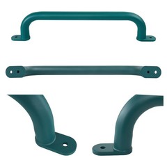 17 Inch Green Playground Handles Indoor Kids Monkey Bar Ladders 6Pcs