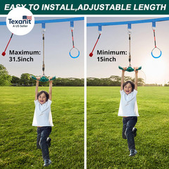 Swing Spins Set: 360° Handle Twist-Spin Flips Toy – Slackline Attachments Activa