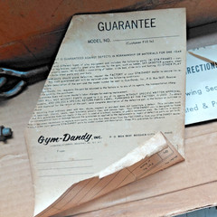 Vintage Gym-Dandy Complete Swing Set Replacement Seat Kit w/ Original Box