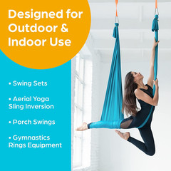Jungle Gym Kingdom Swing Set Hangers – 2 Heavy Duty Brackets with Locking Snap H