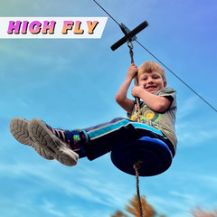 Zipline for Kids and Adult, Zip Line Kits for Backyard with Stainless Steel Spri