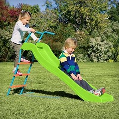 Toddler Island 6-Foot Wavy Kids Slide, Indoor or Outdoor, Ages 3 to 6