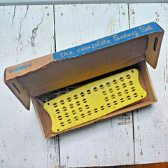 Vintage Gym-Dandy Complete Swing Set Replacement Seat Kit w/ Original Box
