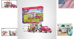 113PC Interactive Camping Trip – Car and Camper Caravan Playset …