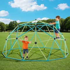 10FT Engineered Climbing Dome 1000lb Capacity + Recreation Ball Tools