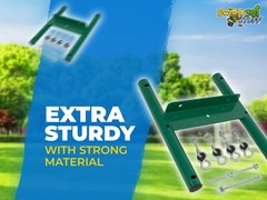 SWING SET STUFF 1 PIECE GLIDER BRACKET WITH HANGERS AND HARDWARE wooden kid 0113