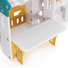 9 IN 1 Toddler Slide Climber Playset Playhouse Playground Indoor Outdoor Toys
