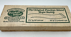 Vtg The Original Pawleys Island Rope Swing 20″ Oak Seat 15′ Rope BRAND NEW