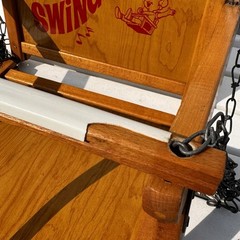Vintage Swing N Sing Childs Wood Swing Please Read Below