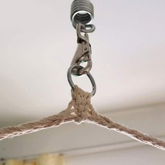 Hammock Chair Spring Heavy Duty Capacity for Hanging Porch Swing 2pcs 300kg S…