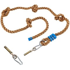 Climbing Rope for Kids, 8.2 FT Long with 4 Knotted Steps, Playground Coffee