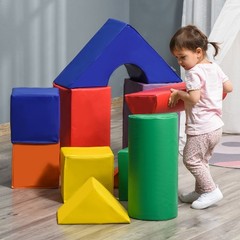 Children’s Foam Climbing Blocks 11Pc Set with Safety Rounded Edges