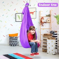 Asiento de columpio para niños, silla colgante para hamaca interior y exterior..