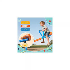 Kids Seesaw Teeter Totter Blue Outdoor Residential Freestanding Spin Toy for Age