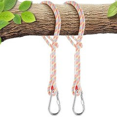 Tree Swing Ropes (Set of 2), 3FT//10FT/1/20FT, Tree Swing Straps 5FT Rainbow