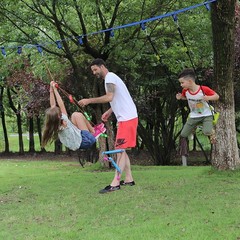 6.6FT Climbing Rope Ninja Ladder for Kids – Kids Ninja Warrior Obstacle Cours…