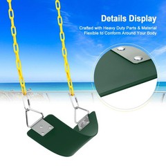 Juego De Columpios AGPTEK Con Cadenas Antirruste Soporta 250lb 2 Piezas