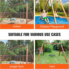 A-Frame Middle Swing Set Brackets, Heavy Duty Carbon Steel Swing Set Hardware wi