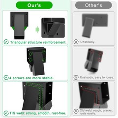 Heavy-Duty Swing Set Bracket – A-Frame Swing Set Hardware Kit with Mounting