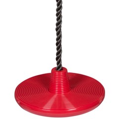 SWING SET STUFF CYCLONE SEAT WITH ROPE RED playground child park disc round 0120