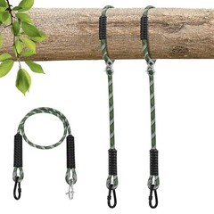 Heavy Duty Tree Swing Ropes Hammock, Adjustable Extendable 5.6ft(67″)of 2
