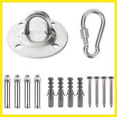 Swing Hanger Set Rotary Swing Fixed Plate Heavy Duty Ceiling Mount 2000lb wit…