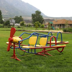 Lifetime Airplane Teeter Totter Ace Flyer 151110 Primary Color Double Play