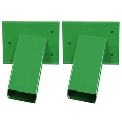 2 Brackets 1-2-3 A-Frame Swing Set Green Powder-Coated Heavy Duty Steel