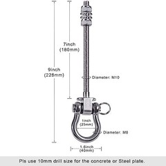 Heavy Duty Swing Hangers with Bearings – Set of 6 Stainless Steel 304 Hardwar…