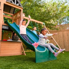 Wooden Swing Set Playset Outdoor Playground Backyard Equipment Children Kidkraft