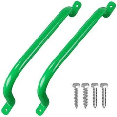 2 Set Metal Playground Safety Handle 17 inch, Outdoor Swing Set Safety Grab Bar
