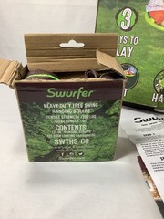 Swurfer Tree Swing Ring 3-in-1 Outdoor Tree Disc Swing Climbing Rope to Sit Stan