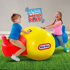 Durable Inflatable Seesaw Toy Two Kids Ages 4-8 Indoor Outdoor Activity New