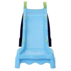 2-in-1 Outdoor-Indoor Wet or Dry Slide with Easy Storage, Blue, Ages 2 to 6