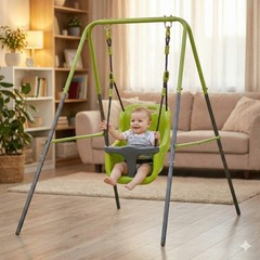 XNS001 Indoor-Outdoor Baby Swing Safety Seat Indoor Outdoor Toddlers Heavy Duty