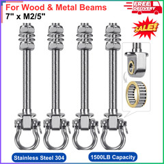 Heavy Duty Swing Hangers with Bearings – Set of 4 Stainless Steel 304 Hardware